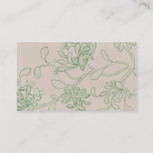 パーソナライズなヴィンテージの名刺 名刺 (裏面)