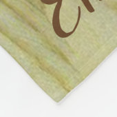 パーソナライズなヴィンテージの天使の祈る数珠 フリースブランケット (角)