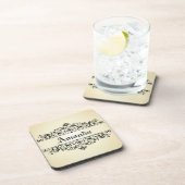 パーソナライズなヴィンテージの花柄 コースター (右側)