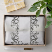 パーソナライズなヴィンテージの花柄 薄葉紙 (ギフト)