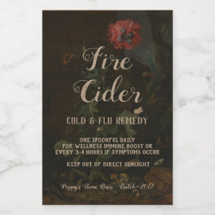 パーソナライズなヴィンテージの薬剤師の瓶のギフト フードラベル