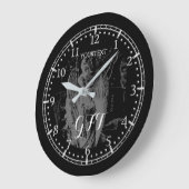 パーソナライズなヴィンテージの《星座》乙女座の星座の(占星術の)十二宮図 ラージ壁時計 (傾斜)