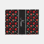 パーソナライズな一流のいちごによっては渦巻が開花します フリースブランケット (正面(横))