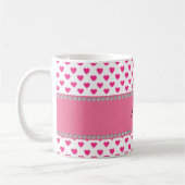 パーソナライズな一流のかわいいフクロウ コーヒーマグカップ (左)