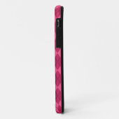 パーソナライズな一流のイルカのピンクのアーガイル Case-Mate iPhoneケース (裏面/左)