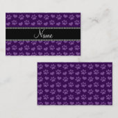 パーソナライズな一流のデキセドリン錠および足のプリント コーリングカード (正面/裏面)