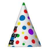 パーソナライズな一流のハッピーバースデーのパーティーの帽子 パーティーハット (右)