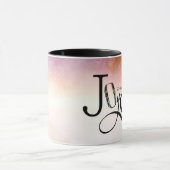 " -パーソナライズな一流のマグのギフトを喜ばせるジョイス" マグカップ (中央)