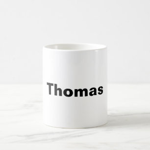 パーソナライズな一流のマグのコップはあなた自身の単語の文字を加えま コーヒーマグカップ