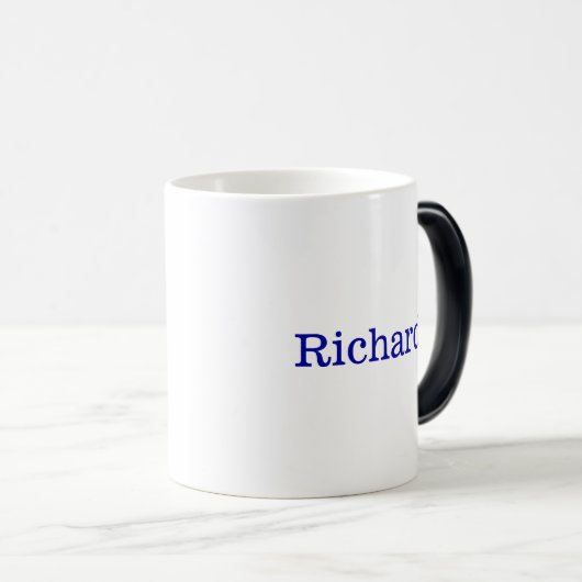 パーソナライズな一流の変形させるマグのカスタムな文字のコップ!! モーフィングマグカップ (正面右)