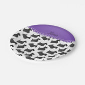 パーソナライズな一流の白いスコットランドテリア犬 ペーパープレート (アングル)