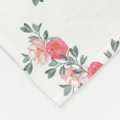 パーソナライズな一流の総括的な女の赤ちゃん フリースブランケット (角)