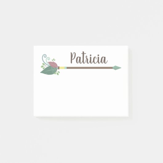 パーソナライズな一流の羽の矢のポスト・イット ポストイット (正面)