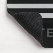 パーソナライズな一流の薄いブルーライン旗 マウスパッド (コーナー)