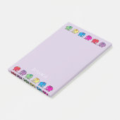 パーソナライズな一流の虹によって着色される象パレード ポストイット (アングル)