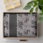 パーソナライズな一流の銀製のグリッターのドル記号 薄葉紙 (ギフト)