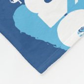 パーソナライズな一流の青緑の地下鉄の芸術 フリースブランケット (角)