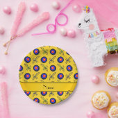 パーソナライズな一流の黄色いアーチェリー ペーパープレート (パーティー)