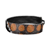 パーソナライズな一流の黒いグリッターのバスケットボール アスレチックヘッドバンド (右)