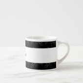 パーソナライズな一流の黒い自転車パターン エスプレッソカップ (右)