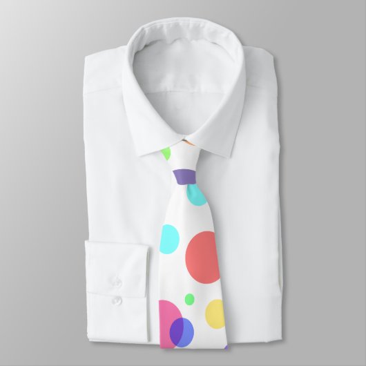 パーソナライズな一流猿の虹の水玉模様 ネクタイ (タイ)