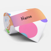 パーソナライズな一流猿の虹の水玉模様 ネクタイ (ロール)