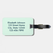 パーソナライズな世界ですばらしいお母さん ラゲッジタグ (裏面横)