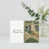 パーソナライズな中世キジは感謝していしています サンキューカード (スタンド正面)