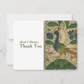 パーソナライズな中世キジは感謝していしています サンキューカード (正面)