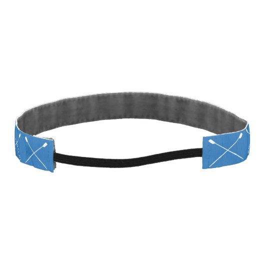 パーソナライズな乗組員のロウイングのロゴのオールのチーム名前年 アスレチックヘッドバンド (裏面)