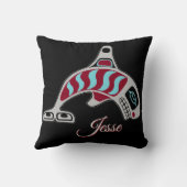 パーソナライズな二重シャチ クッション (裏面)