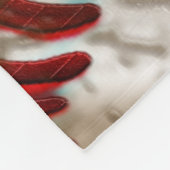 パーソナライズな人のグランジな野球のフリースブランケット フリースブランケット (角)