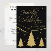 パーソナライズな休日のオープンハウスのパーティの招待状 招待状 (正面/裏面)