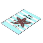 パーソナライズな休暇旅行ジャーナル ノートブック (左側)