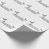 パーソナライズな伯母さんの包装紙 ラッピングペーパー (角)