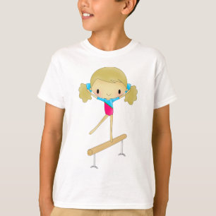パーソナライズな体操の服装及びギフト Tシャツ