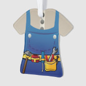 パーソナライズな便利屋の修理人のオーナメント オーナメント (正面)