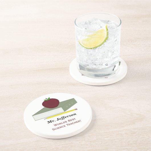 パーソナライズな先生のコースター コースター (側面)