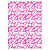 パーソナライズな先生のピンクの数学はクリップボードに用具を使います クリップボード (裏面)