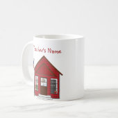 パーソナライズな先生のマグ コーヒーマグカップ (正面左)