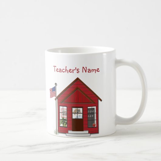 パーソナライズな先生のマグ コーヒーマグカップ (右)