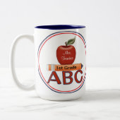 パーソナライズな先生のマグ ツートーンマグカップ (左)