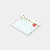 パーソナライズな先生の名前| Appleの机から ポストイット (アングル)