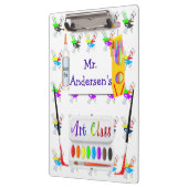 パーソナライズな先生の美術教室のクリップボード クリップボード (左)