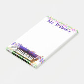 パーソナライズな先生の音楽クラスの後it®ノート ポストイット (アングル)