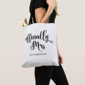 パーソナライズな公式に夫人|の新しい花嫁 トートバッグ (クローズアップ)