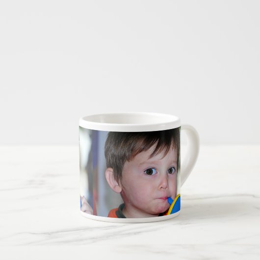 パーソナライズな写真のエスプレッソのマグ エスプレッソカップ (正面右)