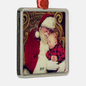 パーソナライズな写真のオーナメント メタルオーナメント (右)