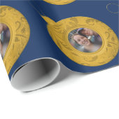 パーソナライズな写真のクリスマスはあなた専有物を作成します ラッピングペーパー (ロールコーナー)