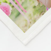 パーソナライズな写真のコラージュのテンプレート フリースブランケット (角)